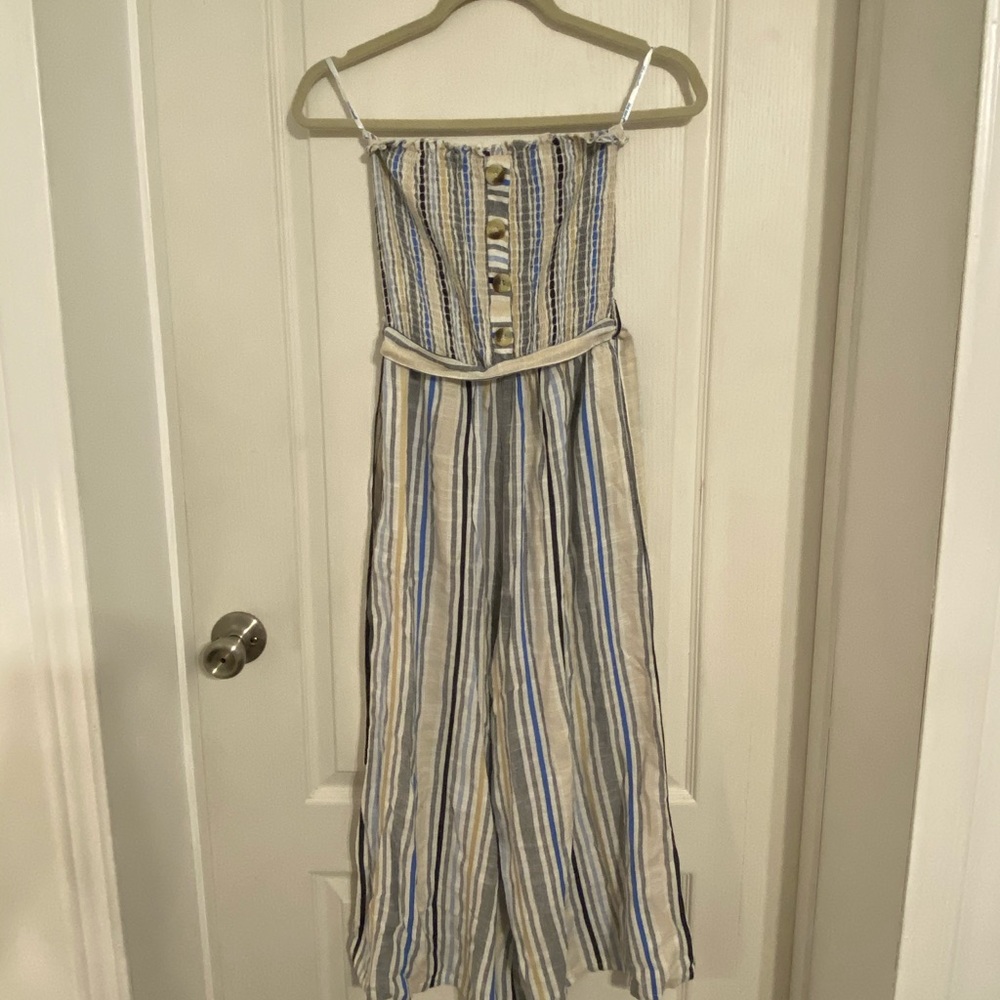 Striped jumpsuit